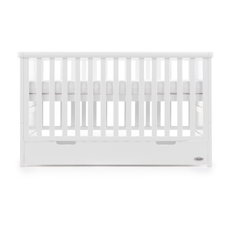 obaby belton cot bed white