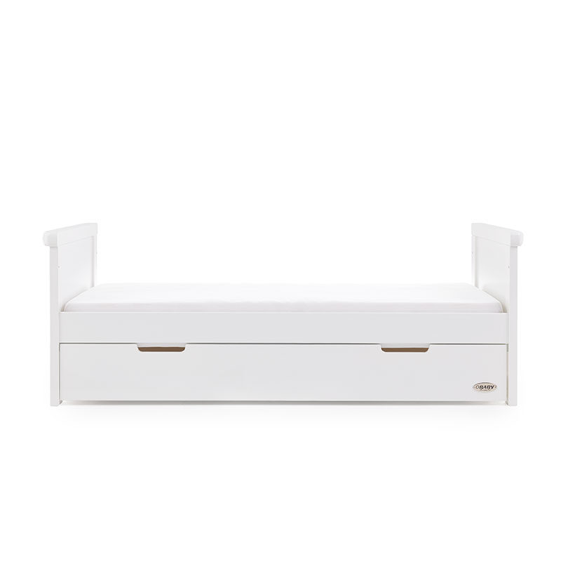 obaby cot top changer white