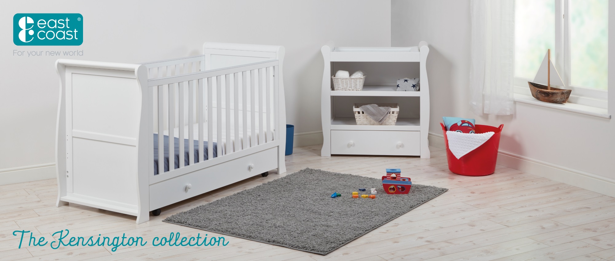 east coast kensington cot bed