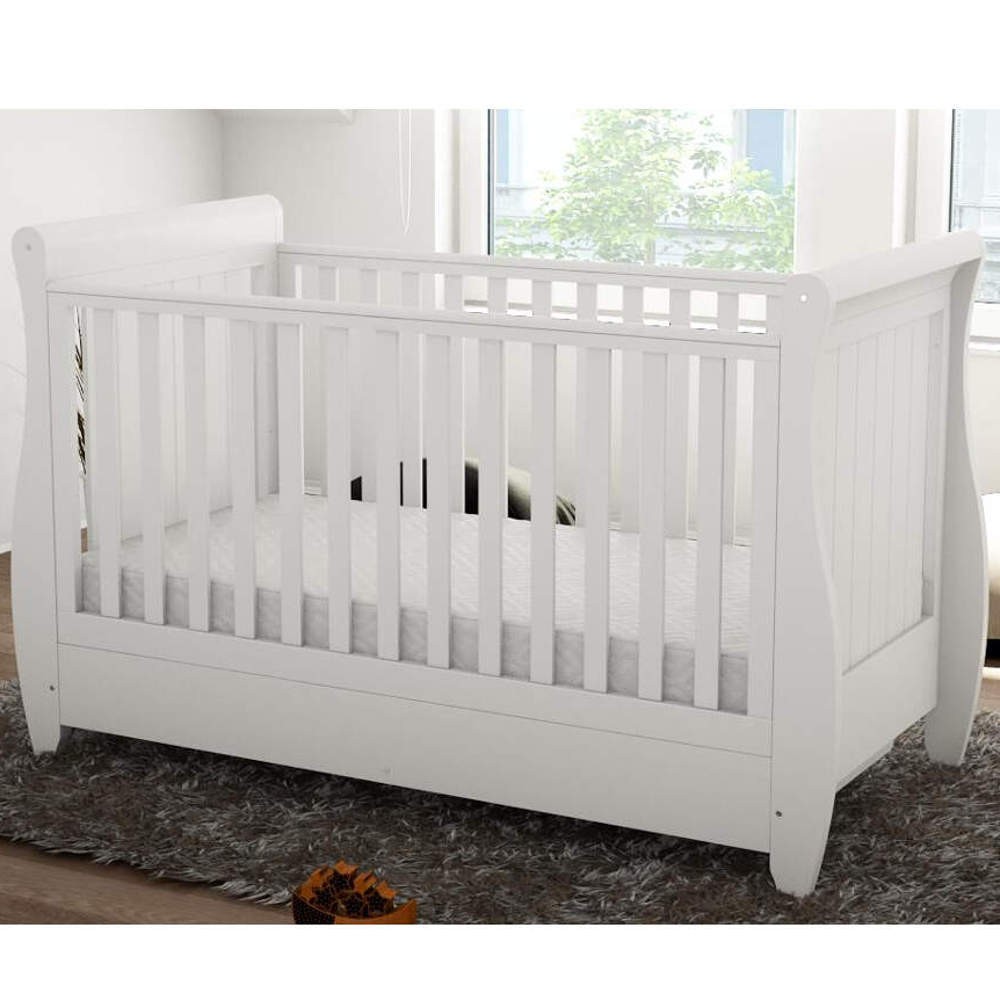 babymore sleigh cot bed