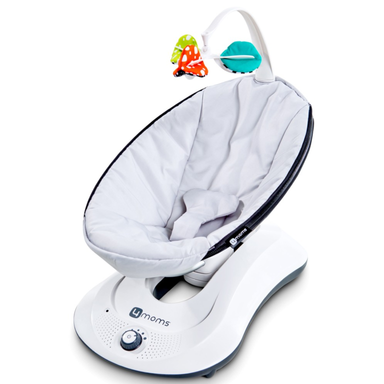 Кресло качалка 4moms rockaroo серебро