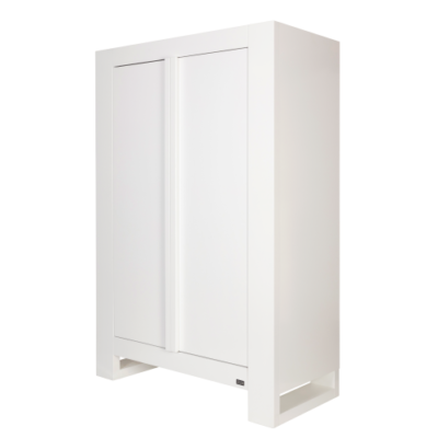 Tutti Bambini Rimini Double Wardrobe Gloss White Smart Kid Store