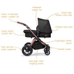 ickle bubba stroller midnight bronze with descriptions