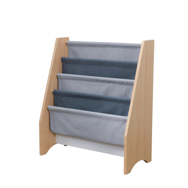 Kidkraft Sling Bookshelf Gray Natural Smart Kid Store