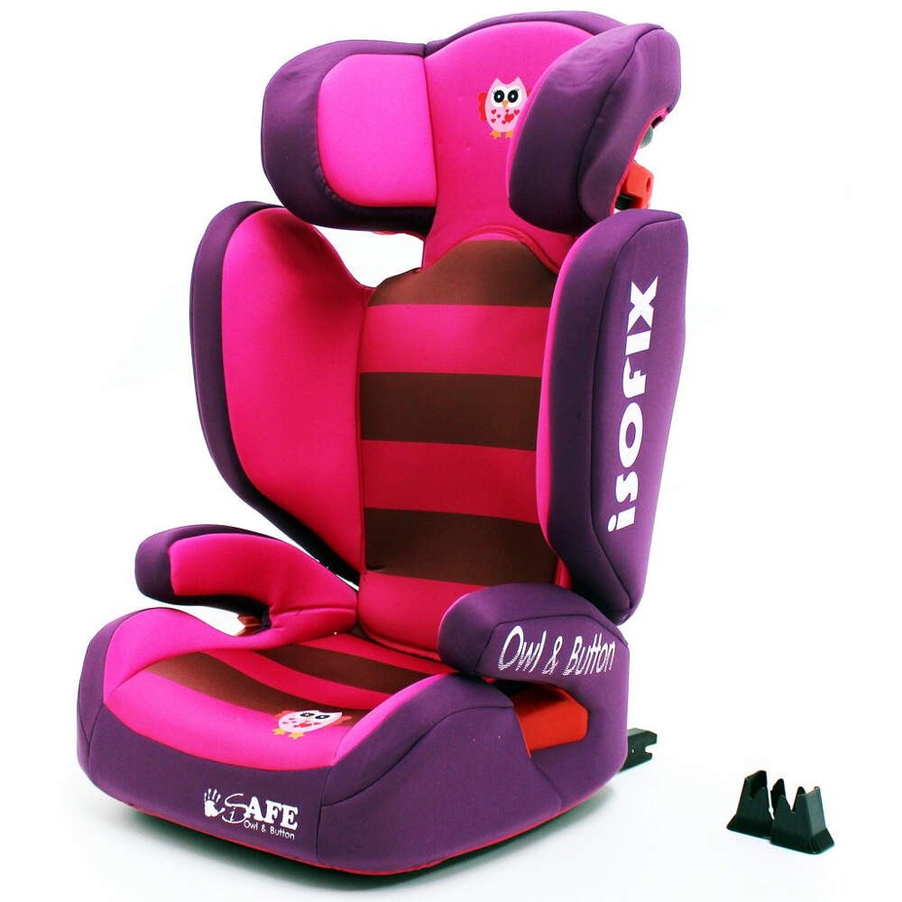 owl and button isofix car seat