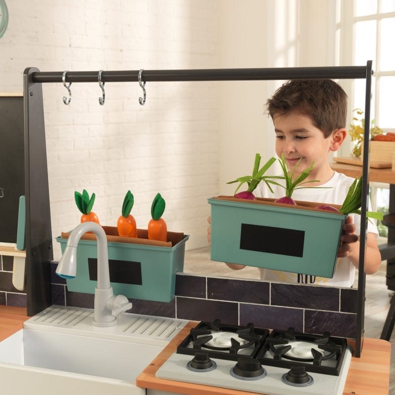 farm to table play kitchen with ez kraft assembly