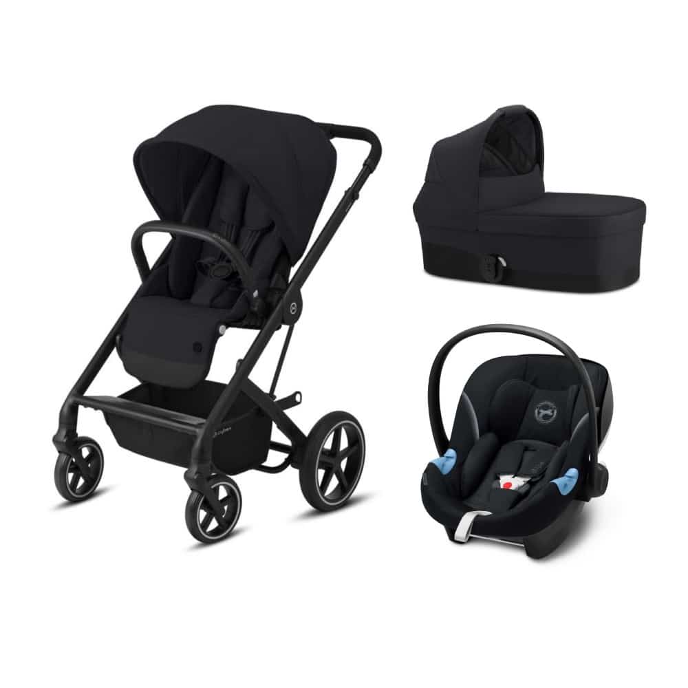 Cybex Balios S Lux 3in1 Travel System Deep Black and Black Smart