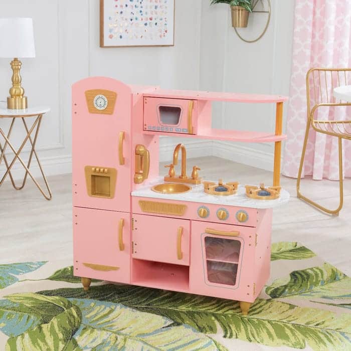 kidkraft kitchen pink