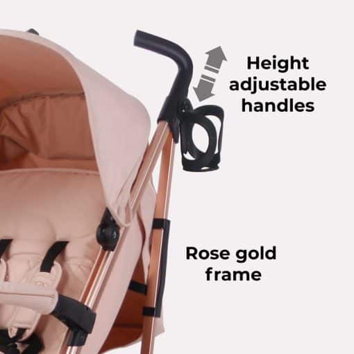 My Babiie Plus Stroller – Rose Gold Blush