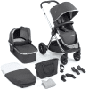 Babymore Memore V2 Pram Pushchair 11 Piece Chrome