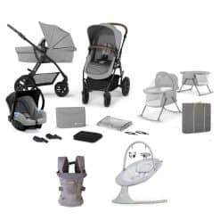 Kinderkraft 7 Piece Newborn Bundle - Grey