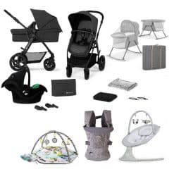 Kinderkraft 8 Piece Newborn Bundle - Black