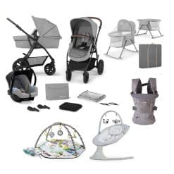 Kinderkraft 8 Piece Newborn Bundle - Grey