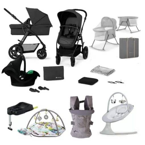 Kinderkraft 9 Piece Newborn Bundle - Black