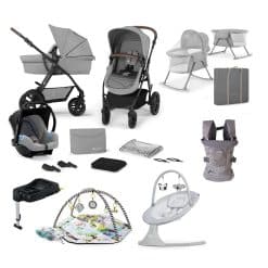 Kinderkraft 9 Piece Newborn Bundle - Grey